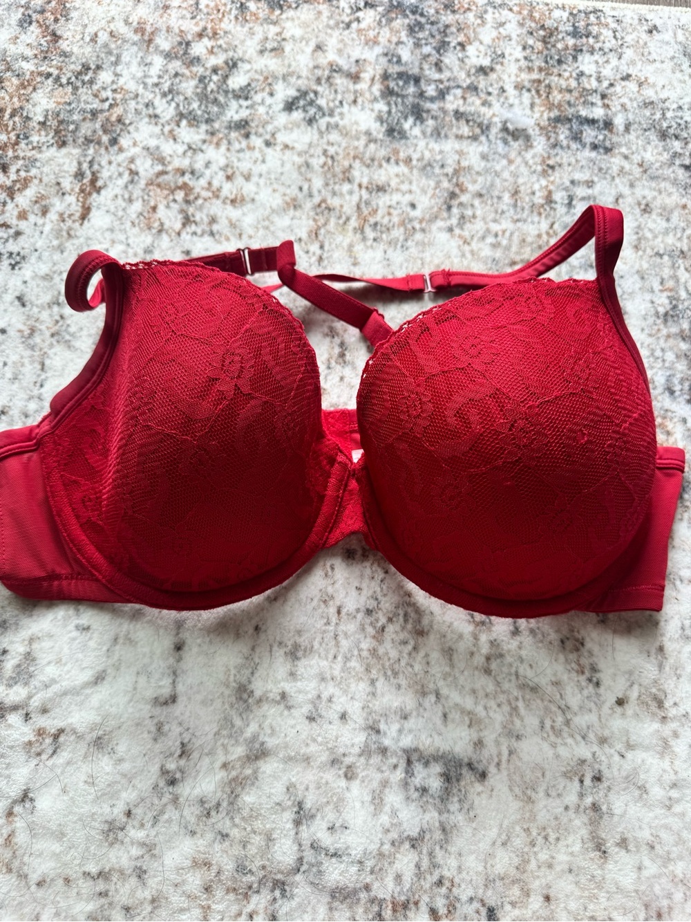 Cacique Red Lace Bra